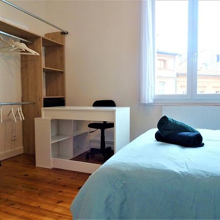 Chambre Privee Et Spacieuse Au Sein D'Un Logement Partage - Central, Quartier Villebourbon - 3 Chambres Doubles - 2 Balcons - Places De Stationnements Gratuites - 5 Min A Pied Gare Et Hypercentre Montauban Ngoại thất bức ảnh