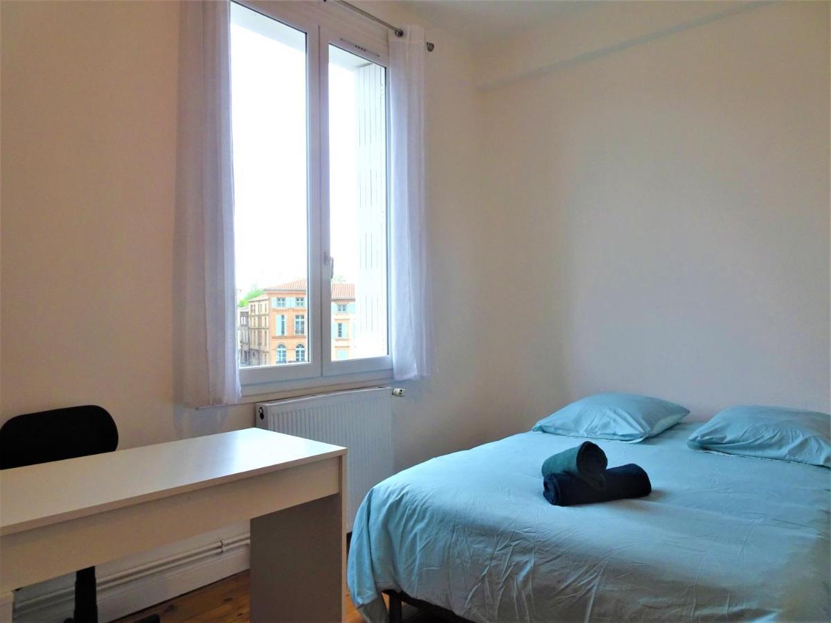 Chambre Privee Et Spacieuse Au Sein D'Un Logement Partage - Central, Quartier Villebourbon - 3 Chambres Doubles - 2 Balcons - Places De Stationnements Gratuites - 5 Min A Pied Gare Et Hypercentre Montauban Ngoại thất bức ảnh