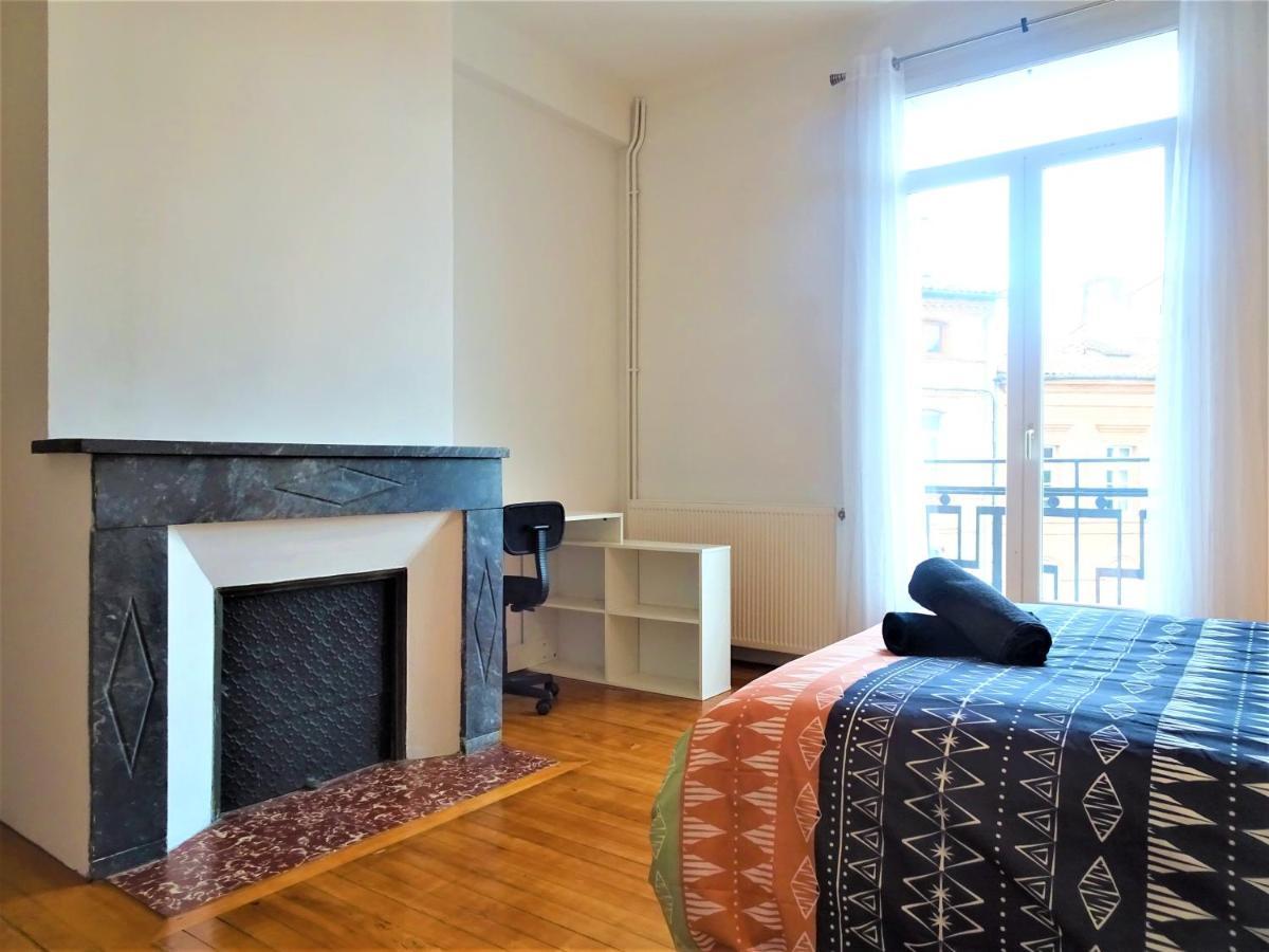 Chambre Privee Et Spacieuse Au Sein D'Un Logement Partage - Central, Quartier Villebourbon - 3 Chambres Doubles - 2 Balcons - Places De Stationnements Gratuites - 5 Min A Pied Gare Et Hypercentre Montauban Ngoại thất bức ảnh