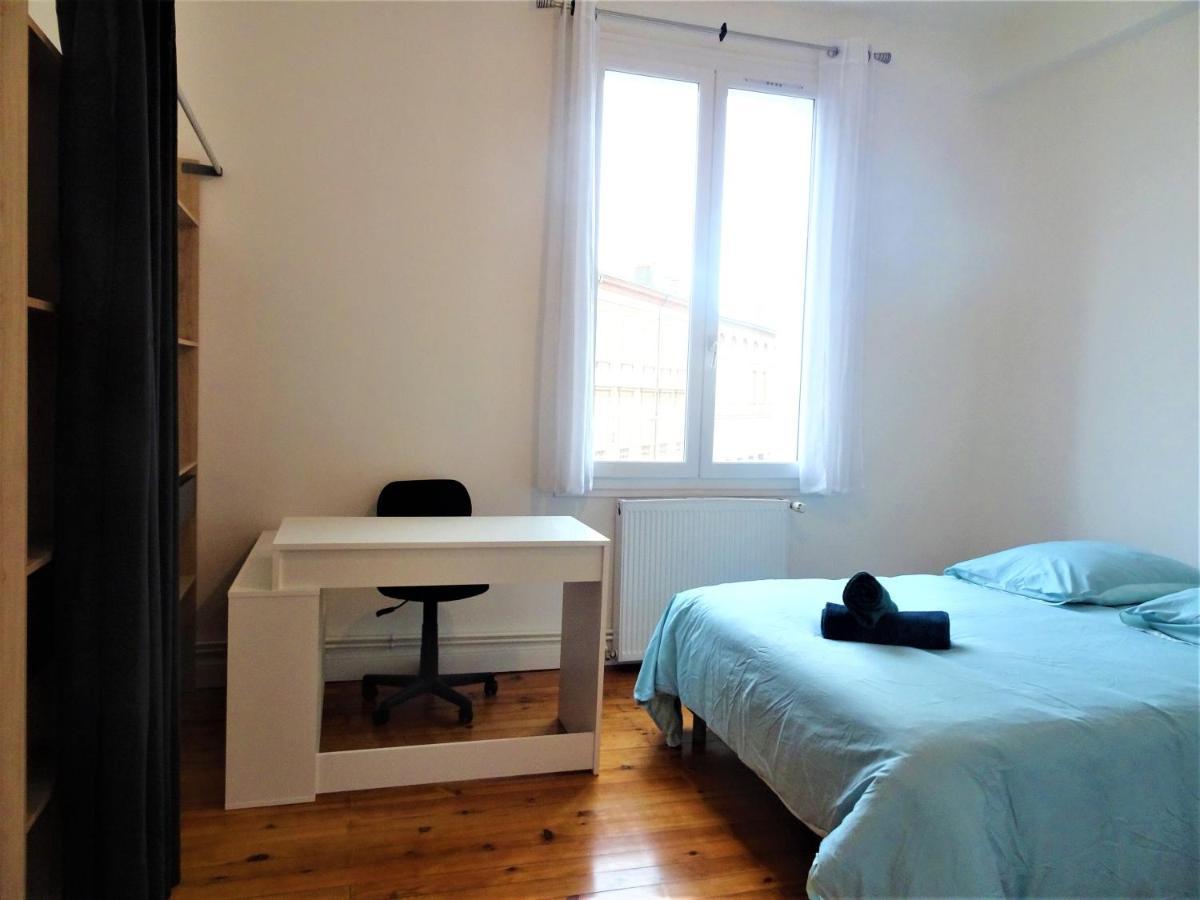 Chambre Privee Et Spacieuse Au Sein D'Un Logement Partage - Central, Quartier Villebourbon - 3 Chambres Doubles - 2 Balcons - Places De Stationnements Gratuites - 5 Min A Pied Gare Et Hypercentre Montauban Ngoại thất bức ảnh