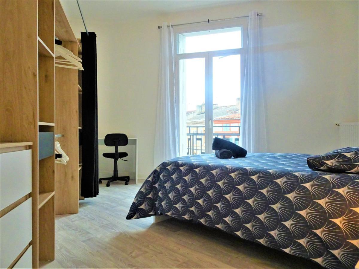 Chambre Privee Et Spacieuse Au Sein D'Un Logement Partage - Central, Quartier Villebourbon - 3 Chambres Doubles - 2 Balcons - Places De Stationnements Gratuites - 5 Min A Pied Gare Et Hypercentre Montauban Ngoại thất bức ảnh